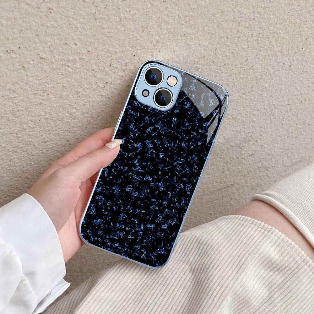 Forged Carbon Fundas Tempered Glass For Iphone 14 13 12 11 Pro Mini XS MAX 14Plus X XS XR Fundas