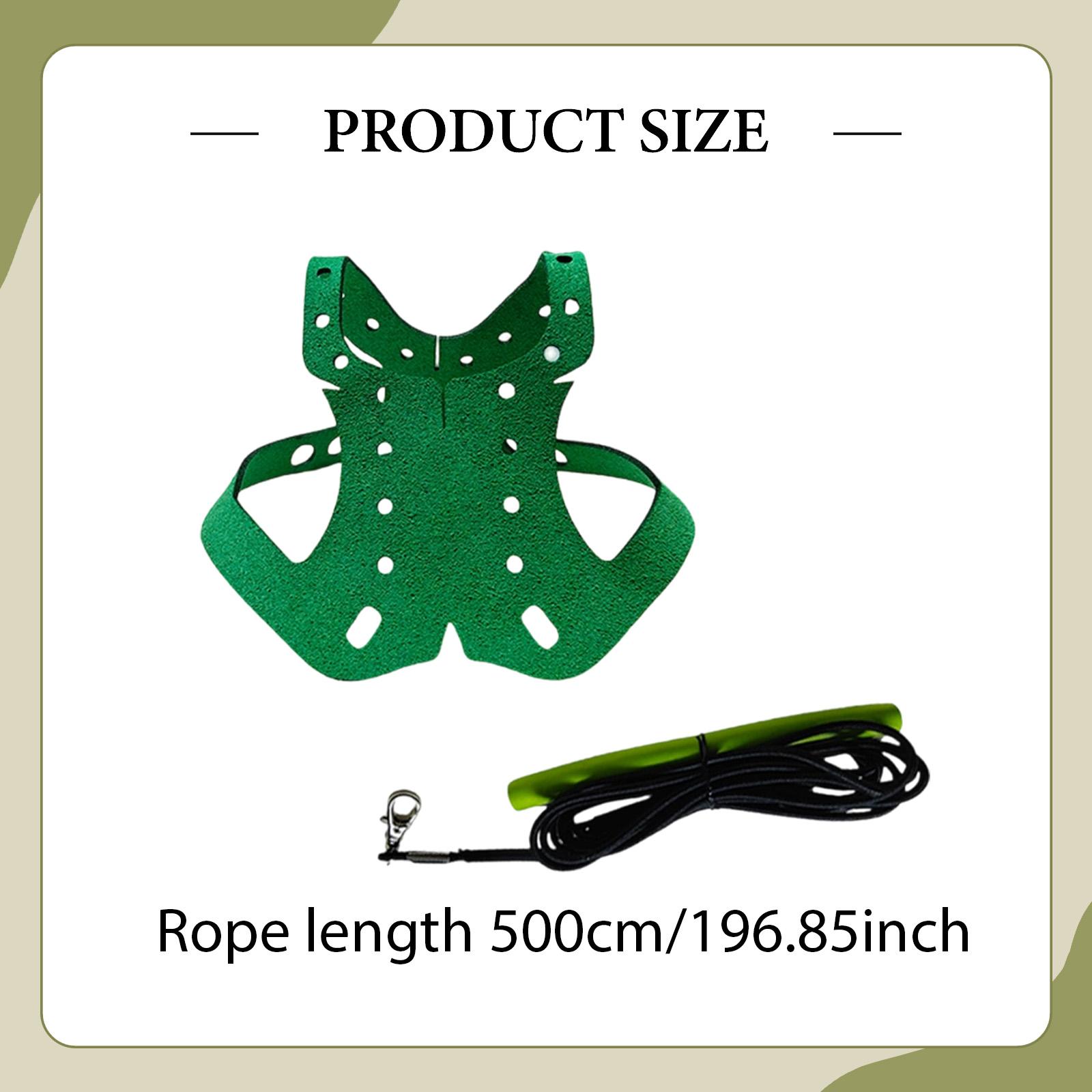 

Racing Pigeon Training Leash Flying Traction Rope Weight Bearing Exercise Tool for Pigeon Outdoor Flight Training Accessory зелёный