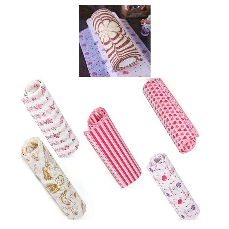 Food Wrapping Paper Colorful Patterned Greaseproof Wax Paper for Sandwiches Baking Hamburgers Snacks and Picnic Supplies
