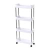 Compact Multi-Tier Storage Rack for Kitchen, Bathroom, and Living Room