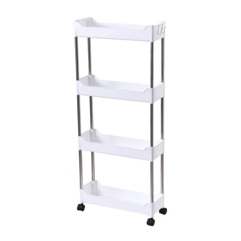 Compact Multi-Tier Storage Rack for Kitchen, Bathroom, and Living Room