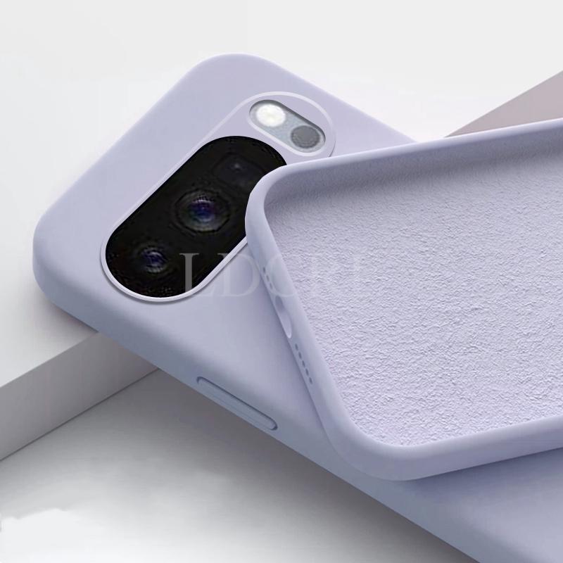 Liquid Silicone Plain Cover For Google Pixel 10 Pro Case Pixel 10 Pro Cover TPU Rubber Phone Protect Case Pixel 10 Pro X6 Cover