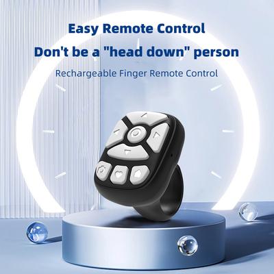Mobile Phone Remoter Bluetooth-Compatible Mini Remote Control E-book Page Turner for TIK Tok Scrolling Ring for iPhone iPad