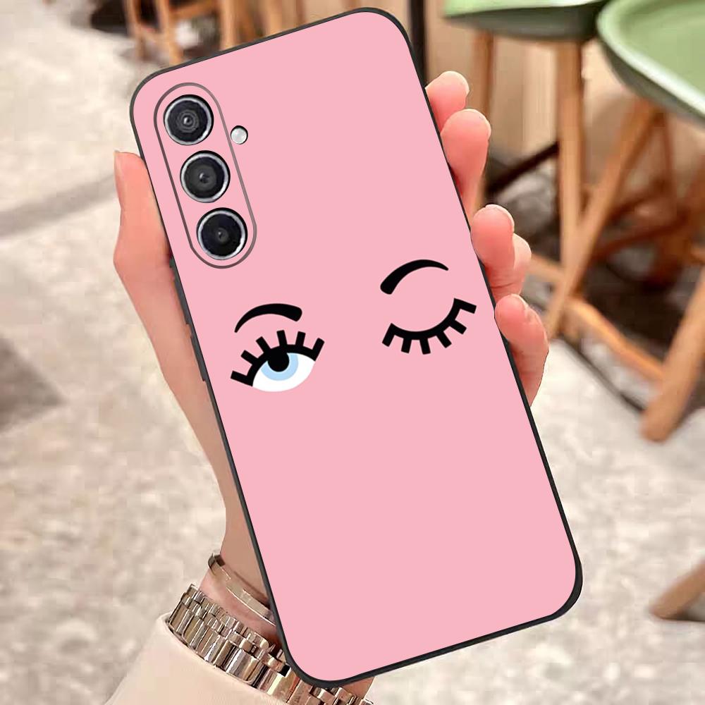 Ferragnies Eyes Phone Case For Samsung S26 S25 Edge S24 S23 S22 S21 S20 Ultra Plus Fe Galaxy Silicon Cover