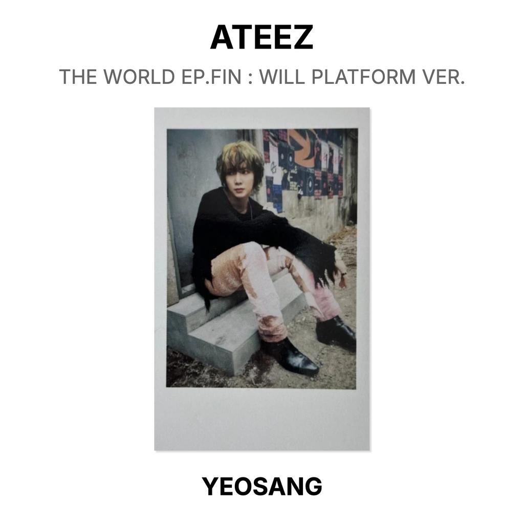 ATEEZ THE WORLD EP.FIN : WILL PLATFORM VER. Official Photocard