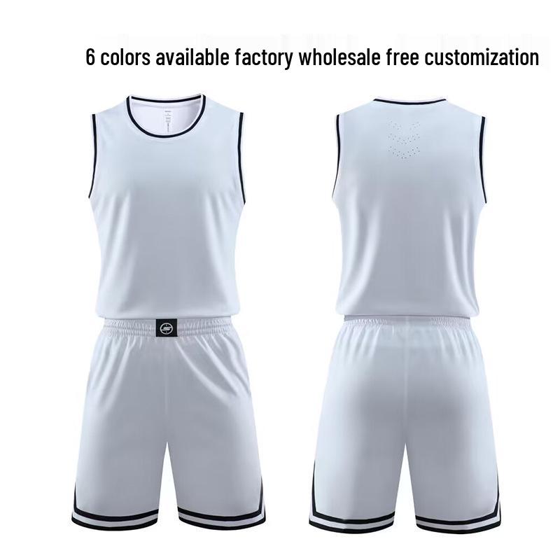 

Fast-Dry Adult Basketball Training Jersey Set 4XL красный