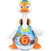 Woby Baby Musical Toy Dancing Singing Talking Walking Hip Hop Swing Goose Cool Educational Toy Gift for 1 2 3 Year Toddlers Kids Boys Girls