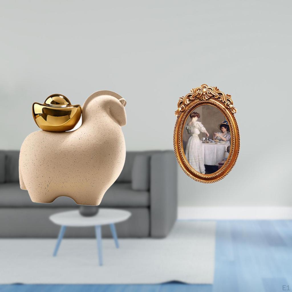 Miniature Animal Statue Tabletop Decoration Collections Creative Home Decor Chinese Fengshui