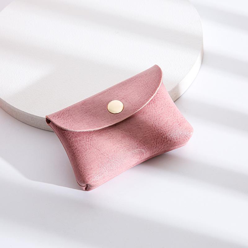 2022 New Korean Style Women’s Mini Coin Purse: Cute, Simple Holder for Coins, Earphones, Cables, and Cards
