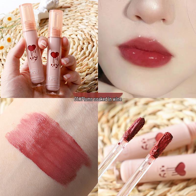 

PCU Water Light Lip Glaze: Non-Stick, Long-Lasting Gloss for Plump, Shiny Lips - Student Favorite