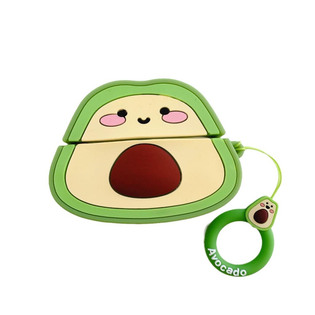 Cute Avocado Soft Case for AirPods Pro 1 Generation 1 Pro 1 Apple Bluetooth Earphones Soft Case