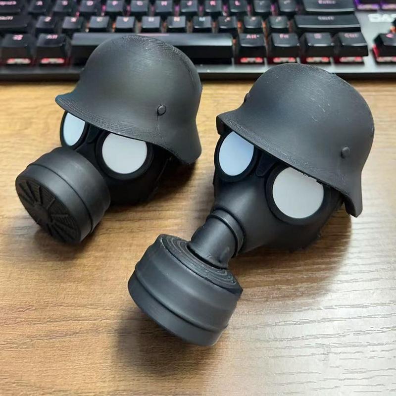 Trailer Hitch Cover With Steel Helmet And Gas Mask 3d Printed Trailer Hitch Ball Cover Prevent Receiver Tube From Rusting