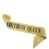 Hong Kong Style Birthday Queen Sash & Shoulder Strap for Photos