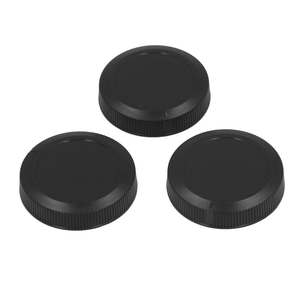 3Pcs Camera Rear Lens Cap Cover Protective RF Mount Camera Body Rear Lens Cap Replacement for Mirrorless Camera