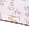 Francfranc Classic Flower Hanging Pouch, Large, Light Pink, Water-Repellent, Travel