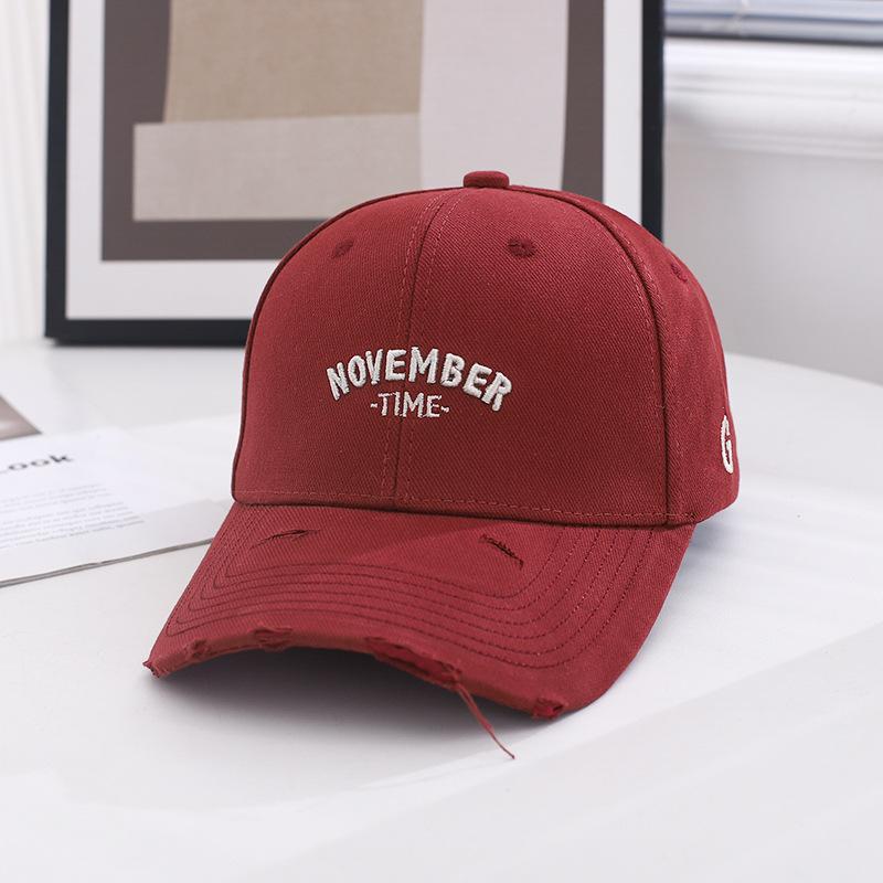 Baseball Cap Korean Version of Spring and Autumn Women's New Hard Top Fashion Men's Baseball Cap Versatile Casual Outdoor Hat Sunshade Summer