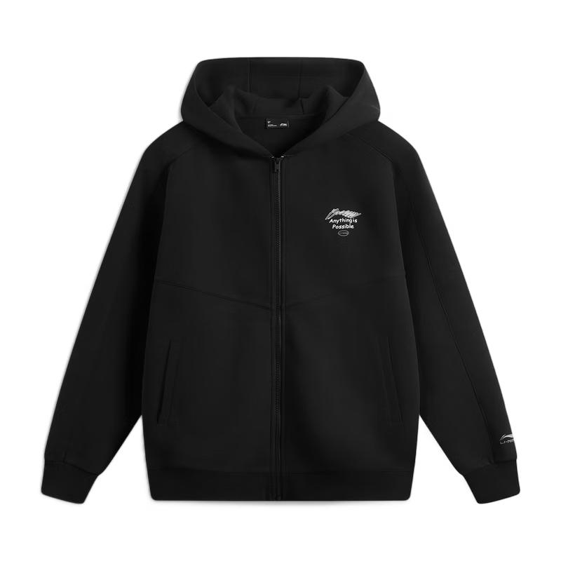 Li-Ning Unisex Hooded Zipper Sweatshirt Jacket S