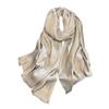 High Fashion Spring And Summer Long Silk Scarf Silk Shawl Scarf Fashion Versatile Tencel Cotton Letter Scarf