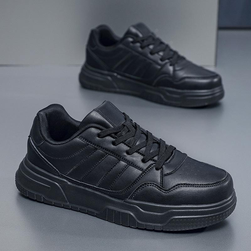 New Men's Shoes Versatile Little White Shoes Men's Trend Microfiber Board Shoes Sports and Leisure Shoes Large Size 50 In Stock