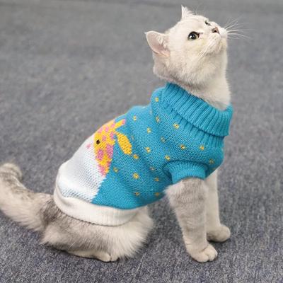 Mode Winter Katzenpullover Westen Sphynx Katzenkleidung für Katzen Kleidung Weihnachten Haustierkleidung Kedi Katten Pullover Ropa Para Gatos