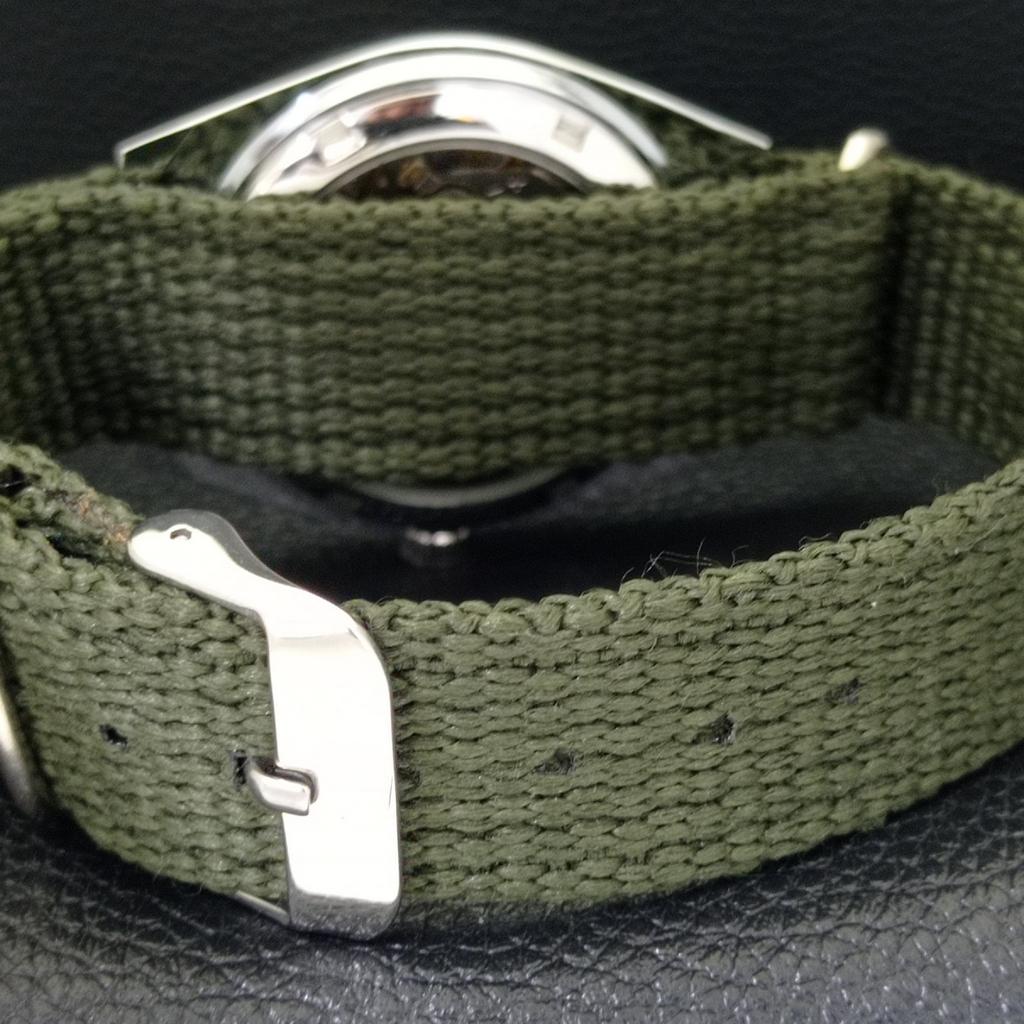VINTAGE REFURBISHED SEIKO 5 AUTOMATIC JAPAN MENS GREEN DIAL WATCH a440611-9 Sk-a440611-1