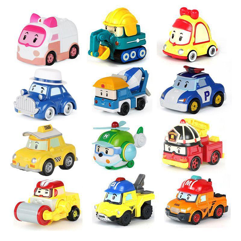 19 Styles New Robocar Poli Mini Vehicle Car Bus Toys South Korea Kids Gift Toy