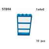 MOC Parts House Block 1x4x6 Door Frame Smart Windows 10 Pack 60596 60616 60803 57894 60623 60621 92589