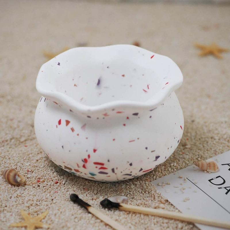 Fish Tank Candle Jar Silicone Mold DIY Flower Pot Vase Jewelry Box Storage Container Concrete Resin Plaster Mould Decor