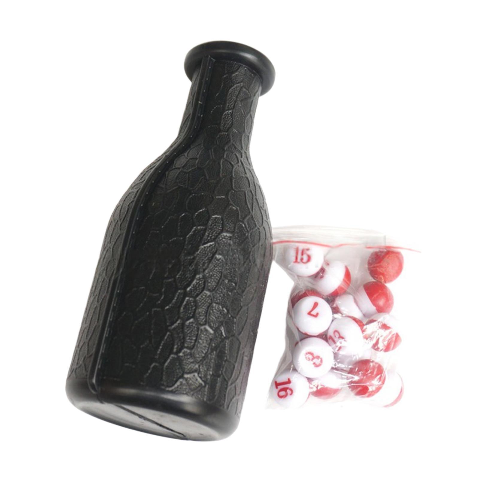 Billiard Pool Shaker Bottle with Numbered Tally Balls Other Number Games Billiard Accessories for Leisure Sports Accessories чёрный