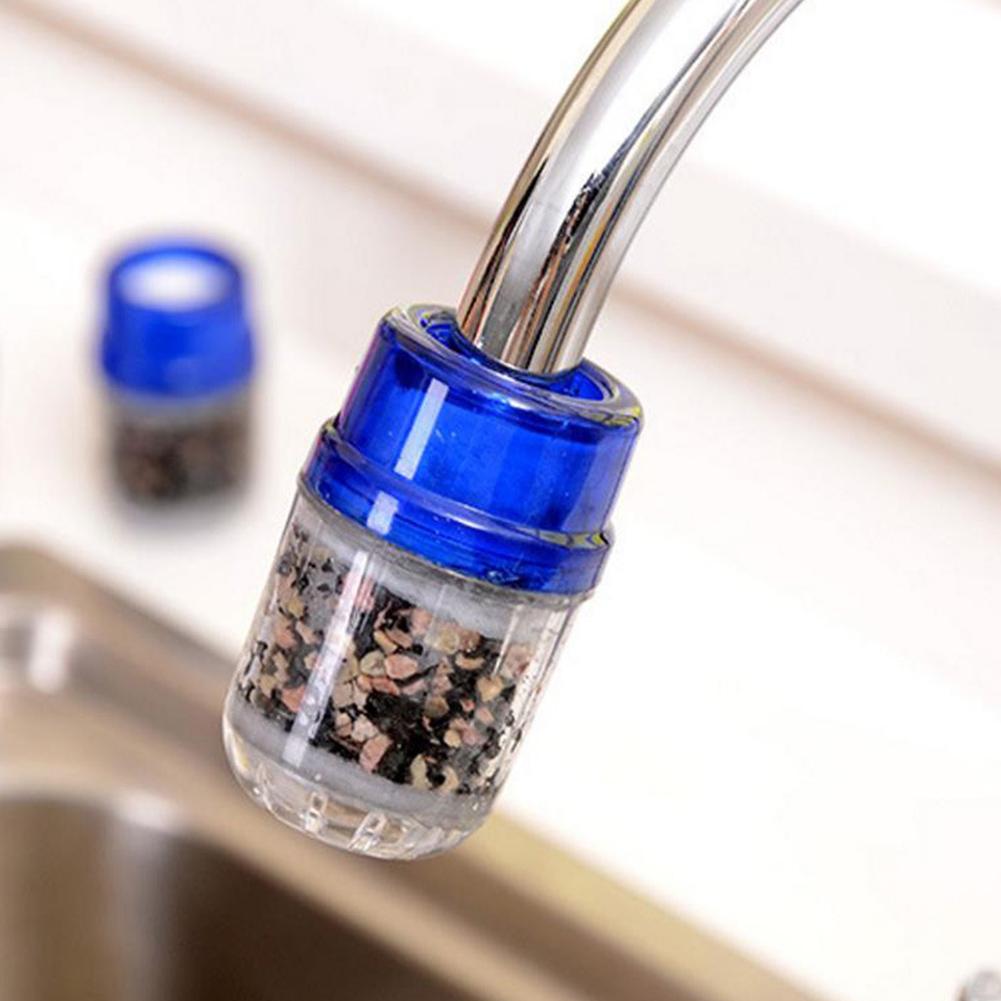 Activated Carbon Faucet Water Filter Kitchen Anti-splash Water Filter Tip Sprayer Tap Water Strainer Kitchen Supplies