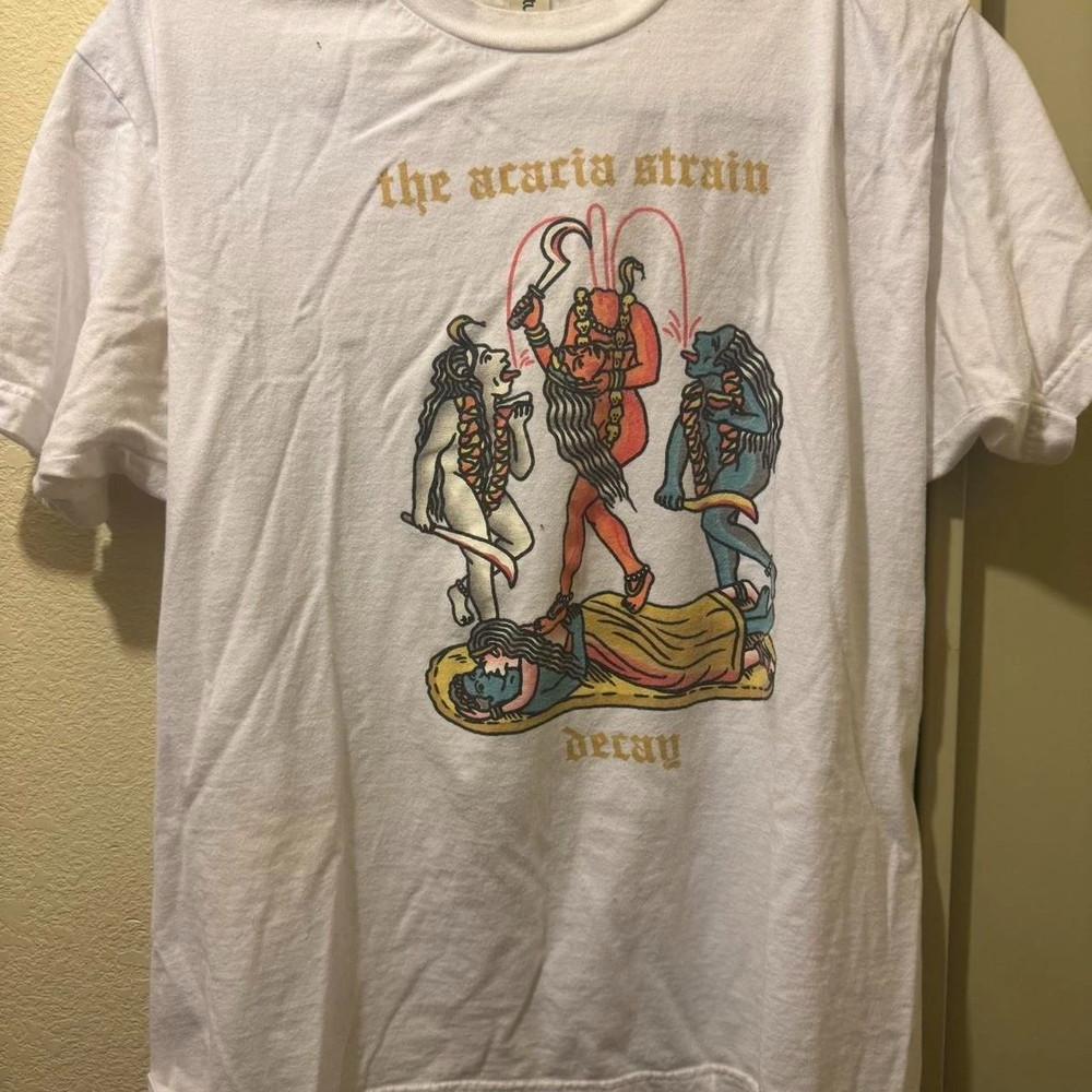 The Acacia Strain Band Decay WHite Shirt Unisex Concert S to 5XL Unisex T-Shirt XXL