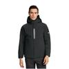 FILA Official 2023 Winter New Outdoor Quilted Lightweight Down Jacket Two-Piece Warm Coat Hooded Woven Vest Men Outerwear Deep-Black A11M341914F-BK