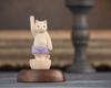 Cat Buddha, Birth of the Buddha, Sculpted by Butsuya Sakai, Wood Carving, Maneki-neko, Lucky Cat, Feng Shui Ornament (NB Birth of the Buddha)