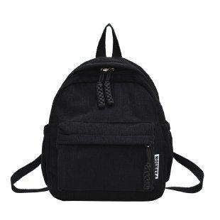 Schoolbag Hot-selling Velvet Backpack Women's Small 1011 New Fashion Corduroy Student Backpack Travel Small Backpack