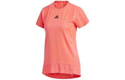 T Shirts Women's Pink Crew Neck Moderate Straight Fit GL6923