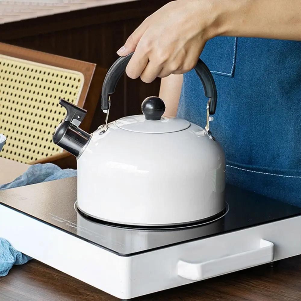 3L Home Appliances Electric Stainless Steel Tea Water Kettle Whistling Tea Making Coffee Making Flat Bottomed Sounding Kettle