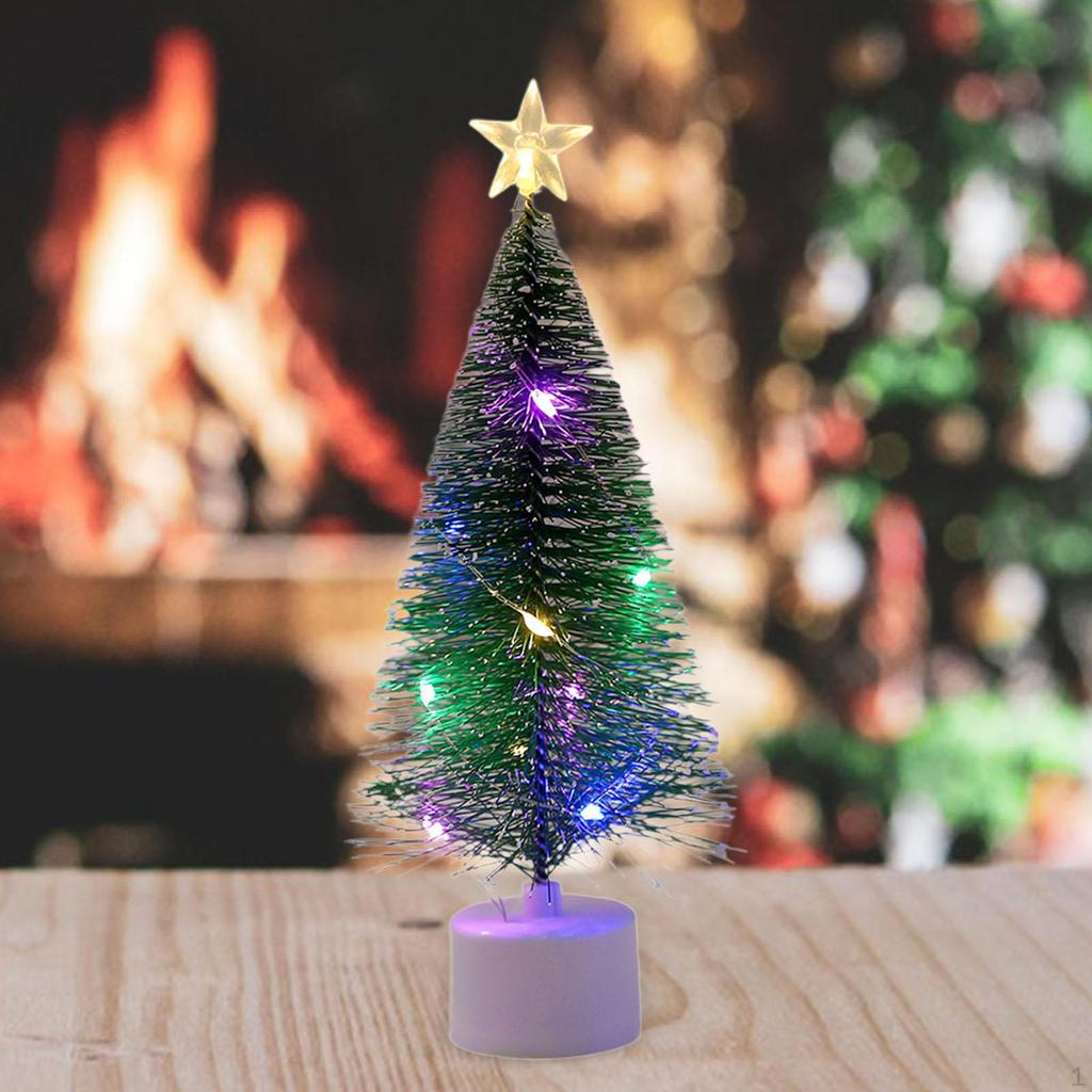 Mini vánoční stromek se světlem umělý, středový prvek, na stůl