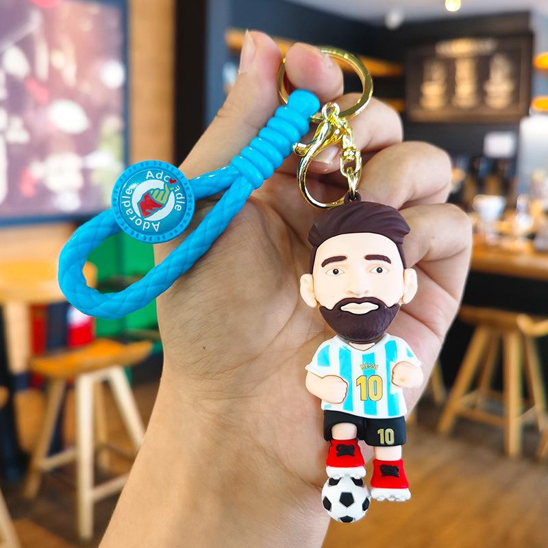 Cartoon Messi World Cup Keychain Pendant Souvenir Individually Packed