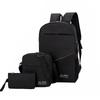 3pcs/set Men's Backpack Male USB Charging Laptop Backpack Women Travel Backpacks Schoolbag Men Shoulder Bag Sets Bags 3 Pieces
