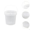 Paint Can Food Storage Container 5L Multipurpose Easy to Clean Bucket with Lid and Handle for