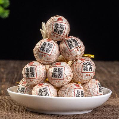 Yunnan Pu'er Tea Glutinous Fragrant Xiaotuo Old Ripe Tea 500G Dragon Ball Tea