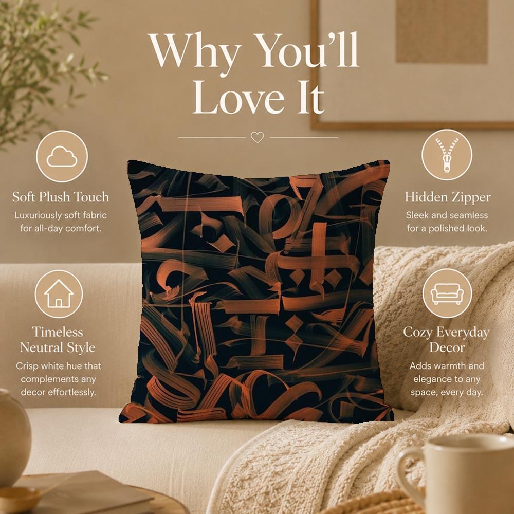 Artist P-Pokras LampasS Cushion Cover Double-Sided Printed Pillow Cover Hypoallergenic Dust-Mite Proof