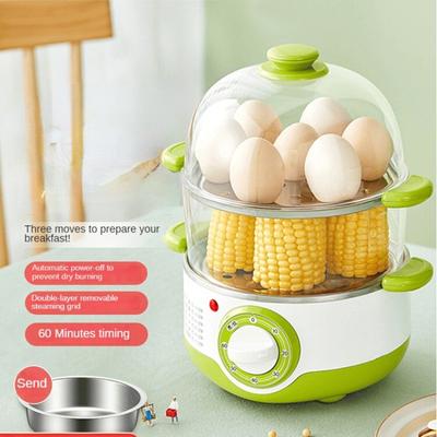220V Household Electric Egg Boiler Automatic Breakfast Food Steamer Multi Cooker Easy Operation Home Steaming Cooker Pot