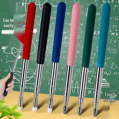 Retractable Teaching Pointer Stick for Classroom and Multimedia Use