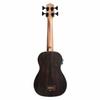 KALA UBass Ukulele Bass, Striped Ebony Series, Ebony Body, UBASS-EBY-FS20_06, Successor To the UBASS-EBY-FS (Case Included)