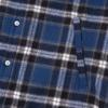 AUSSERGEWÖHNLICHes Tartan Karo Hood Shacket Blau