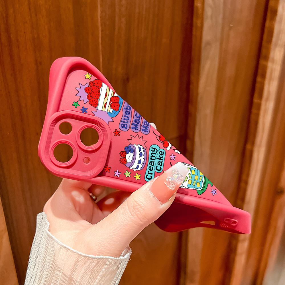 Soft Silicone Phone Casing Full Cover Camera Shockproof Protection Case for Huawei Honor Infinix Tecno iPhone Motorola Google