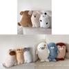Cuscino Peluche Cartone Animato Animale Carino Con Design Ricamato Per Decorazione Soggiorno