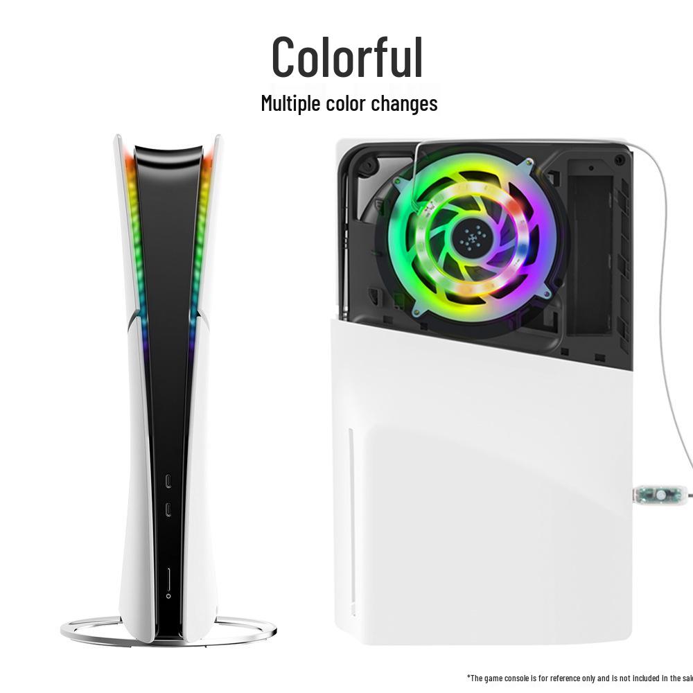 PS5 Slim Digital Edition Console Colorful Decorative Light Ring