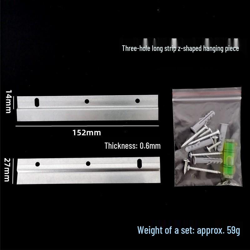 French Z-Shaped Anti-Slip Nail Hook Kit for Decorative Wall Panels
